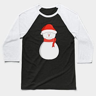 Adorable Snowman Baseball T-Shirt